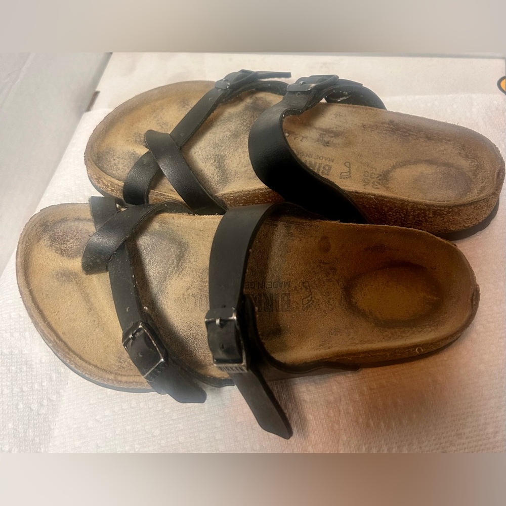 Birkenstock Mayari sandals (Black leather)